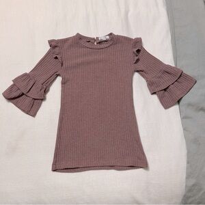 Bailey’s Blossom | Bell Sleeved Knee Length Dress | 5T